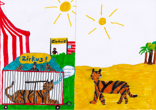 AG STG Kids Zeichungen gegen Tierversuche