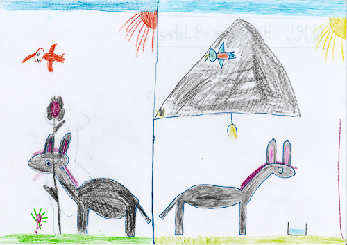 AG STG Kids Zeichungen gegen Tierversuche