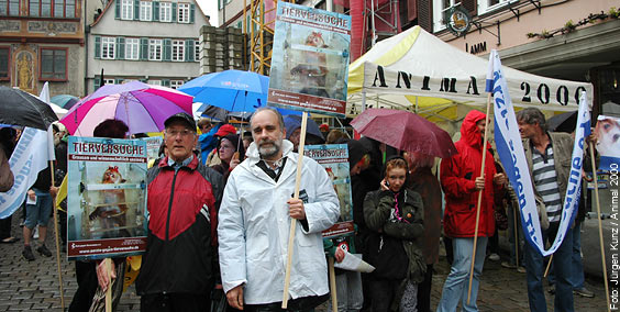Aktionstag und Demonstration gegen Tierversuche - Tübingen, 18. April 2009