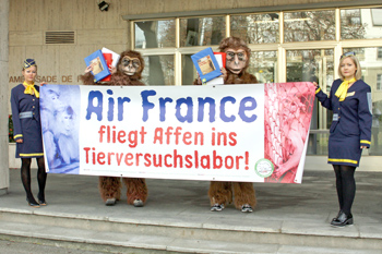 21. November 2014 - Petitionsübergabe Air France